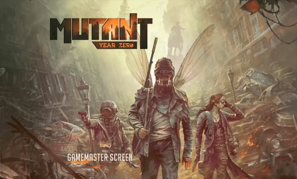 Portada de la Pantalla del Master de Mutant Year Zero